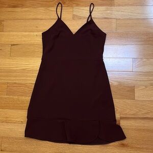 Express Medium Maroon Cami dress